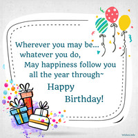 Birthday Wishes Birthday Wishes