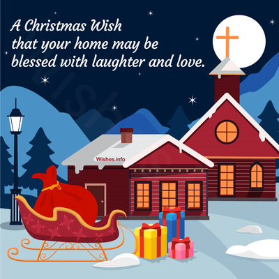 Wish - A Christmas Wish that your home may be blessed with laughter and ...