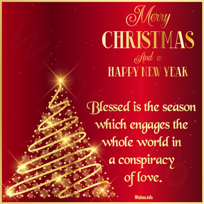 Wish - Blessed is the season which engages the whole world in a ...