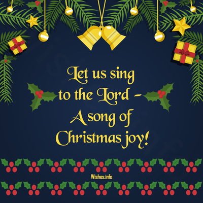 Wish - Let us sing to the Lord - A song of Christmas joy!